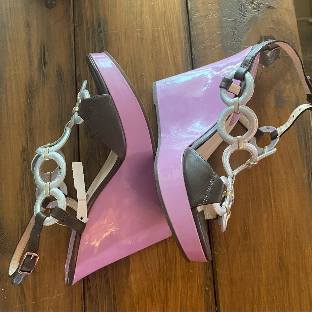 Celine pink patent platforms - Picture 4 of 8
